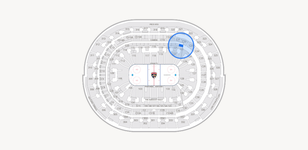Amerant Bank Arena Seating Chart