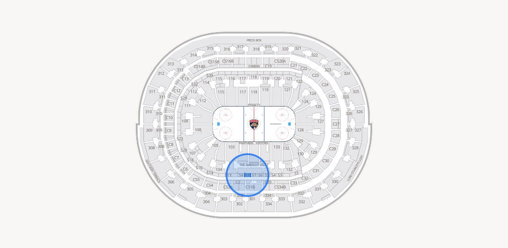 Amerant Bank Arena Seating Chart