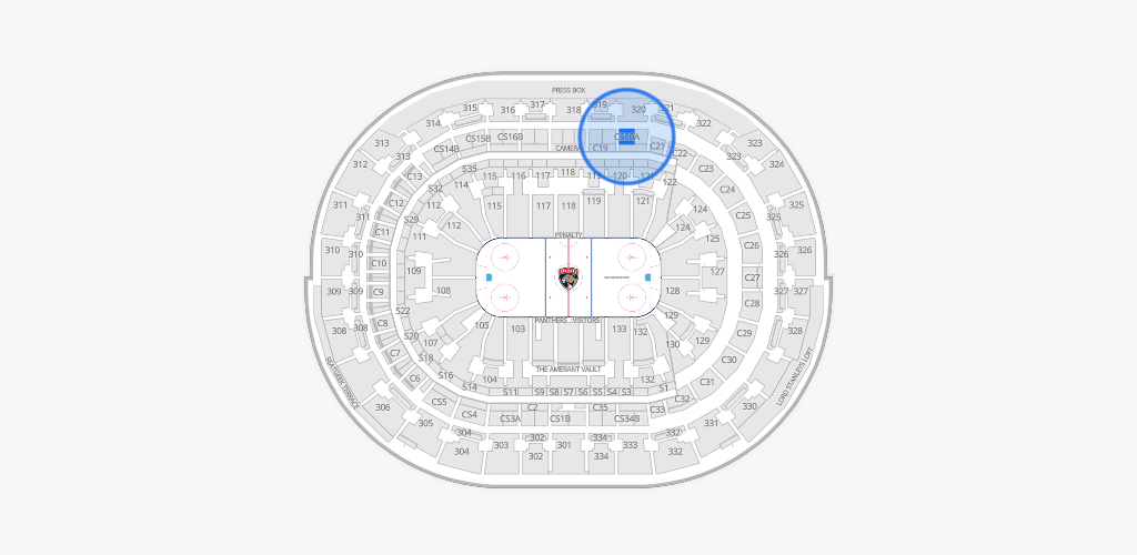 Amerant Bank Arena Seating Chart