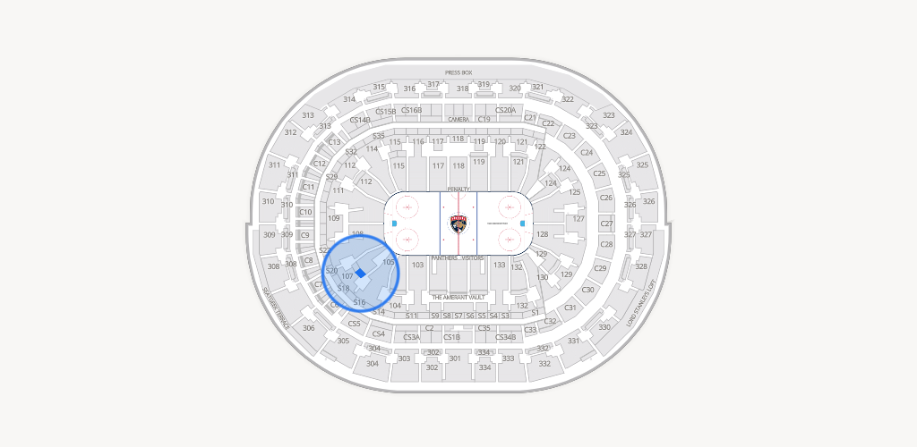 Amerant Bank Arena Seating Chart
