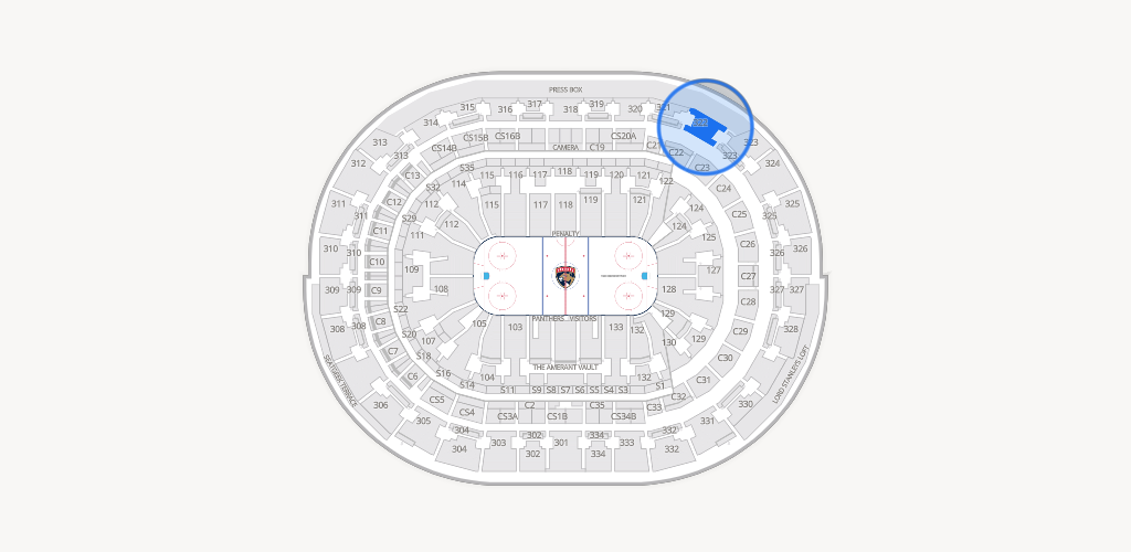 Amerant Bank Arena Seating Chart