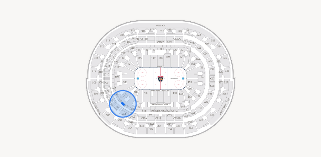 Amerant Bank Arena Seating Chart