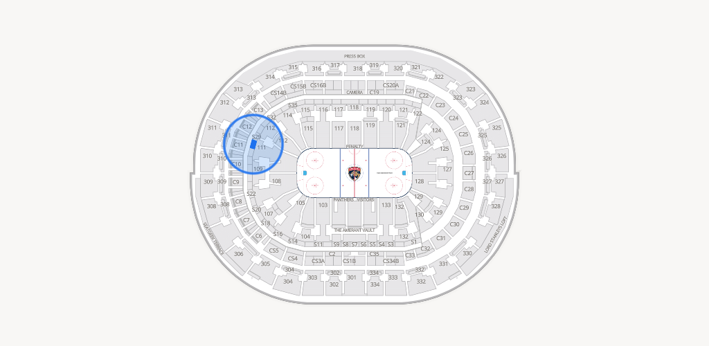 Amerant Bank Arena Seating Chart