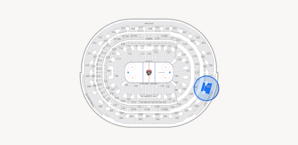 Amerant Bank Arena Seating Chart