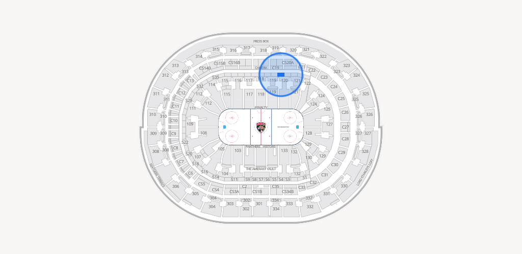 Amerant Bank Arena Seating Chart
