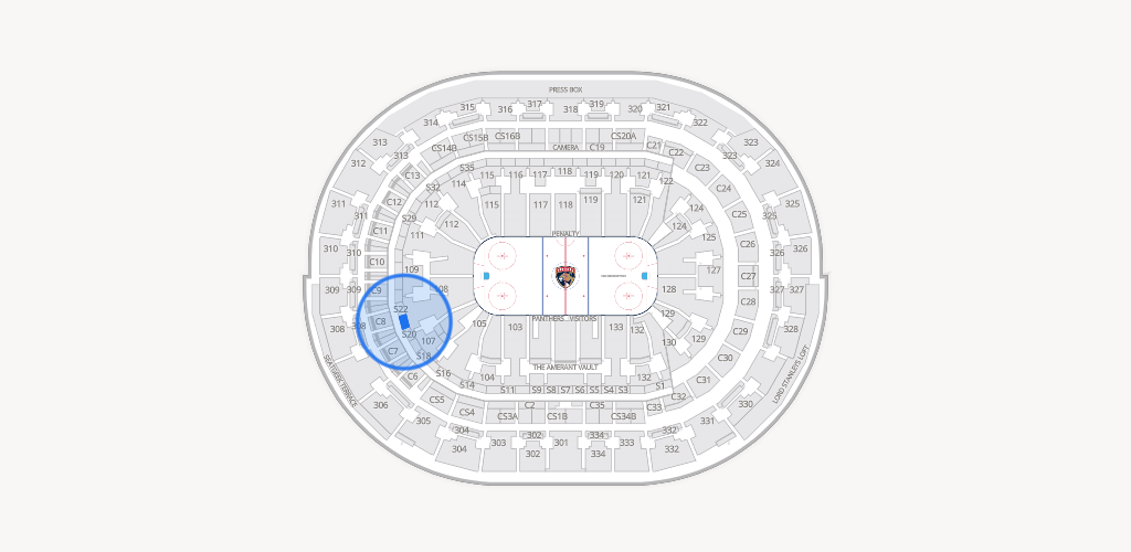 Amerant Bank Arena Seating Chart