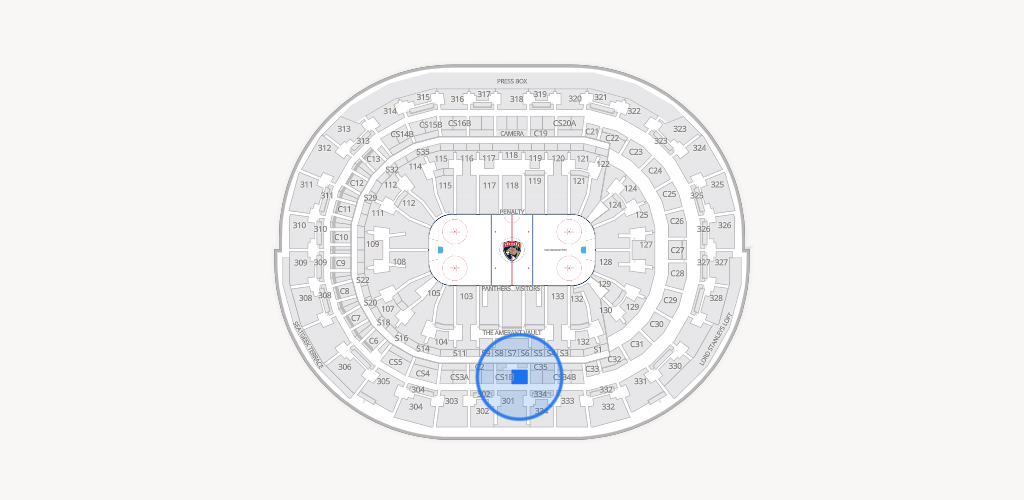 Amerant Bank Arena Seating Chart