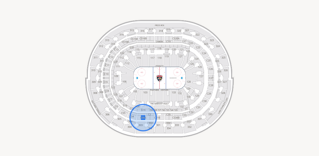 Amerant Bank Arena Seating Chart