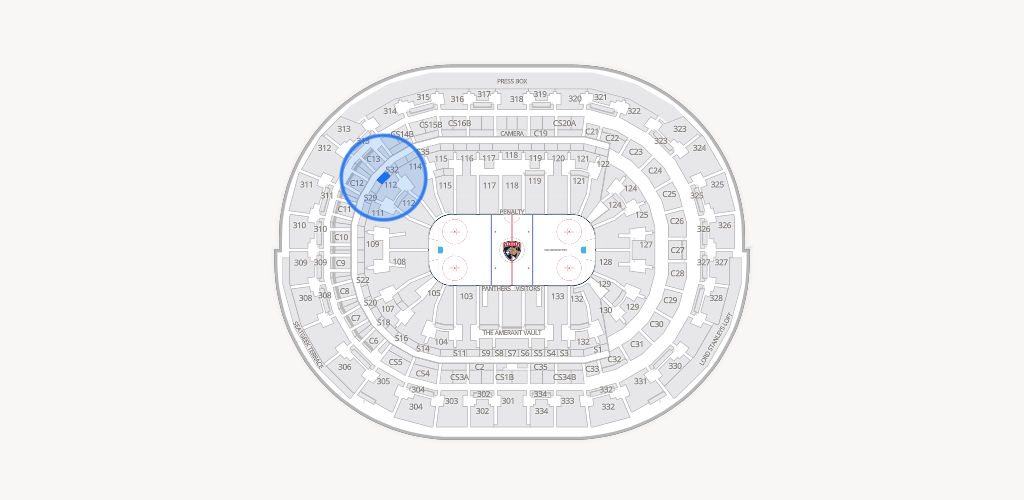Amerant Bank Arena Seating Chart