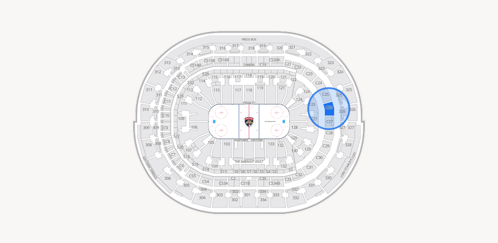 Amerant Bank Arena Seating Chart