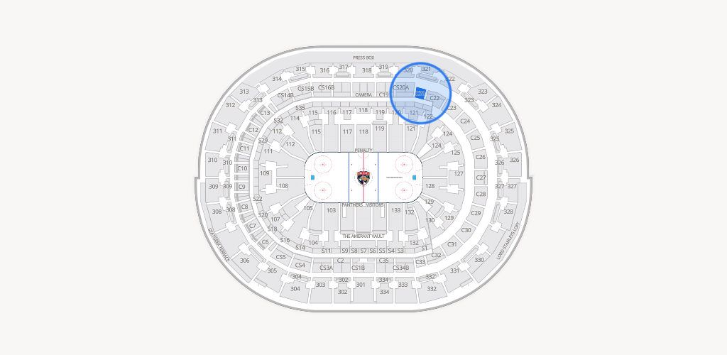 Amerant Bank Arena Seating Chart