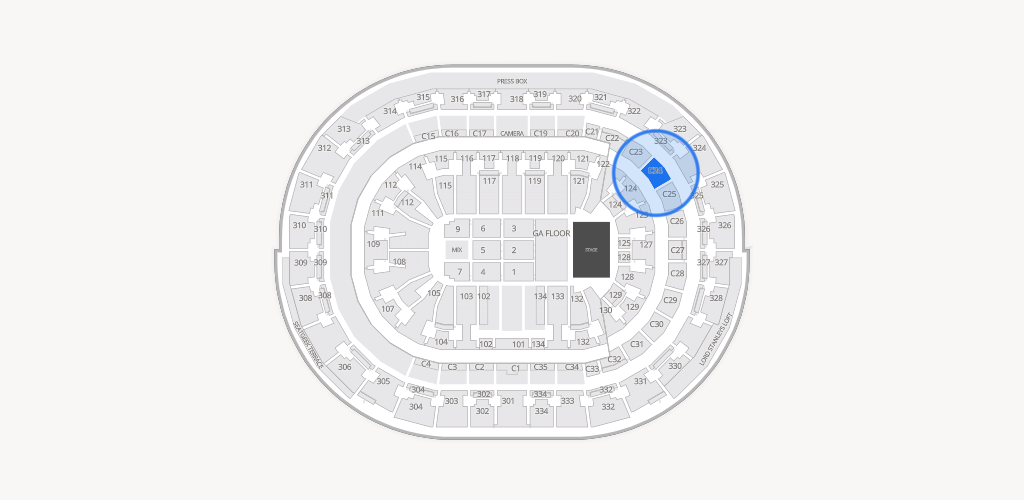 Amerant Bank Arena Seating Chart