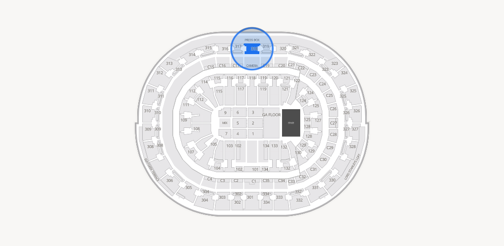 Amerant Bank Arena Seating Chart