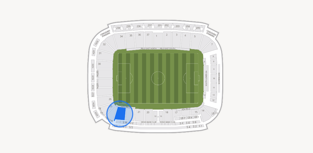 America First Field Seating Chart