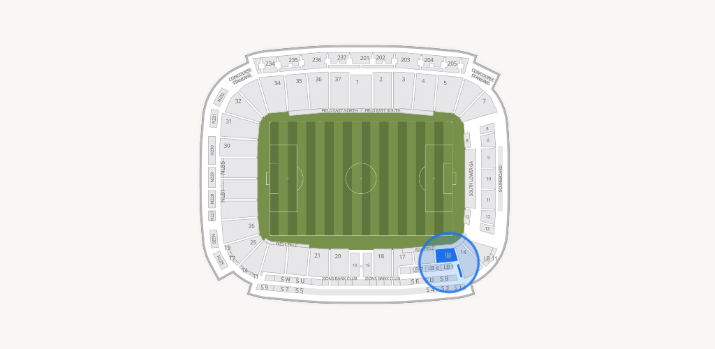 America First Field Seating Chart