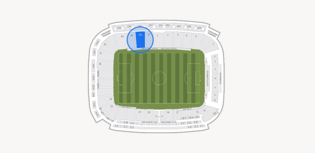 America First Field Seating Chart