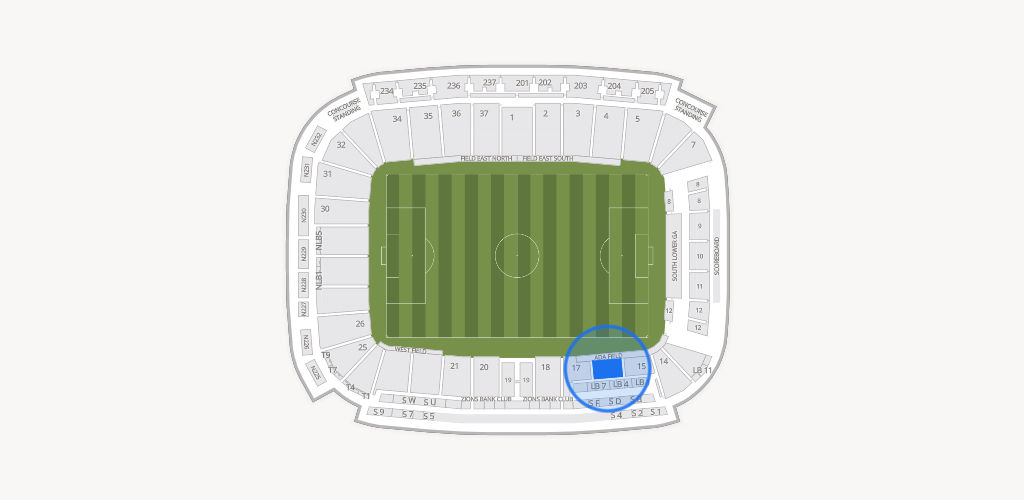 America First Field Seating Chart