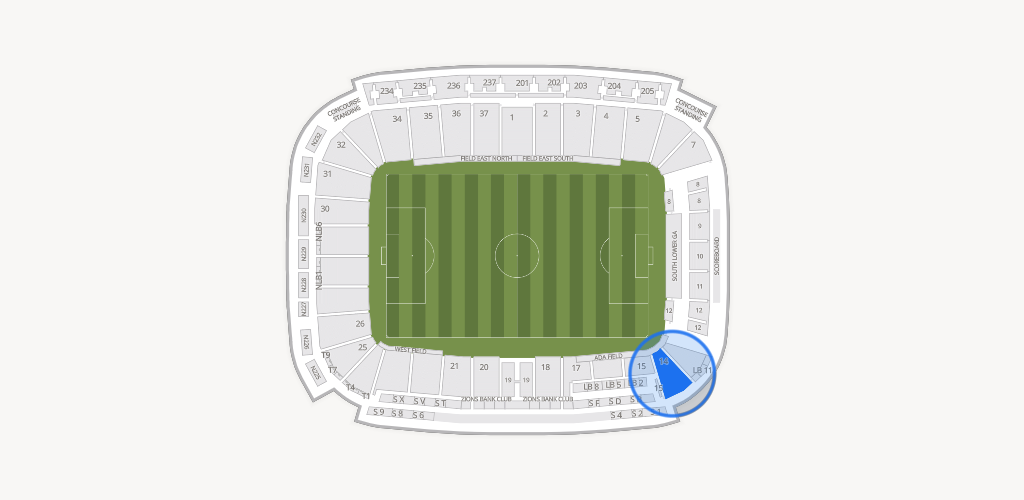 America First Field Seating Chart