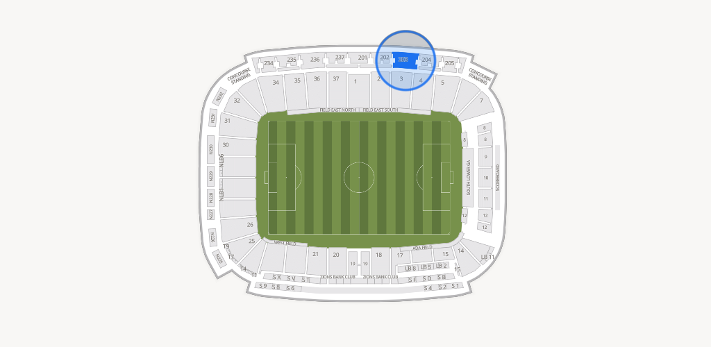 America First Field Seating Chart
