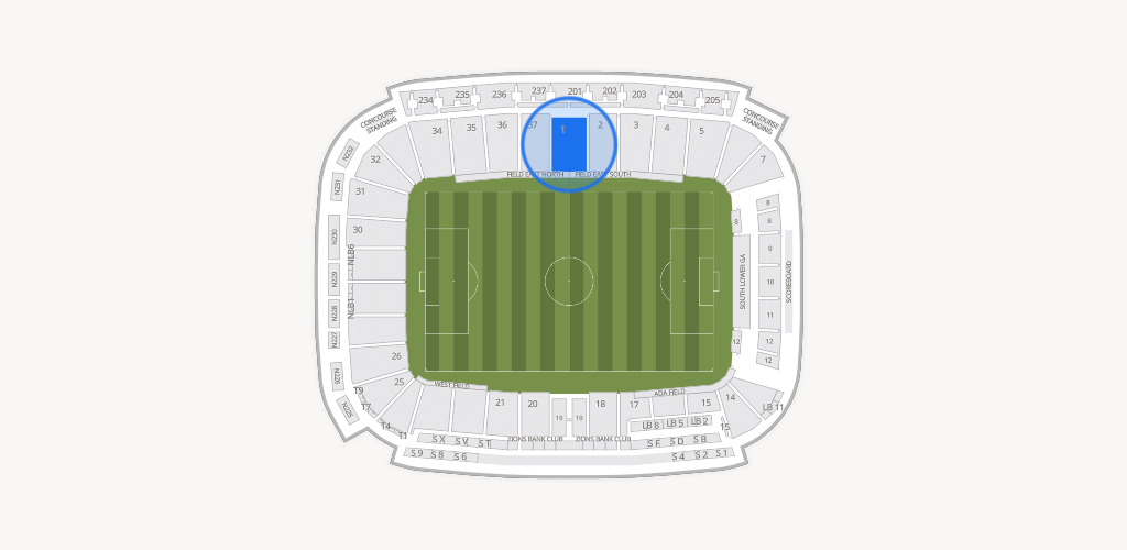 America First Field Seating Chart