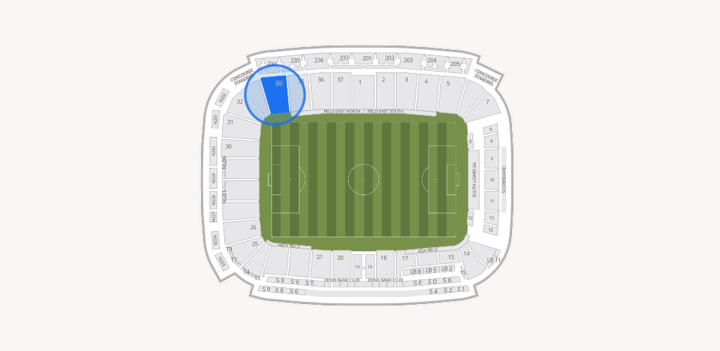 America First Field Seating Chart