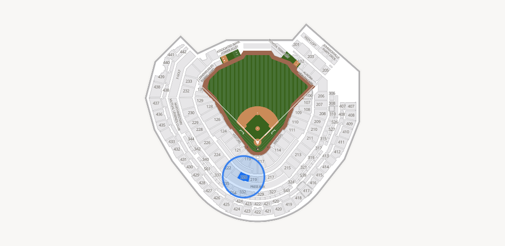 American Family Field Seating Chart