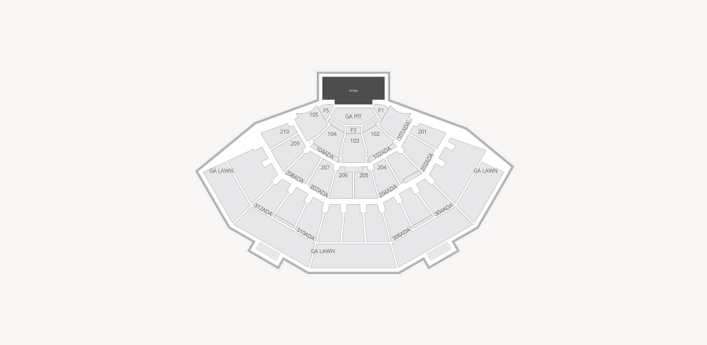 American Family Insurance Amphitheater - Summerfest Grounds Seating Chart