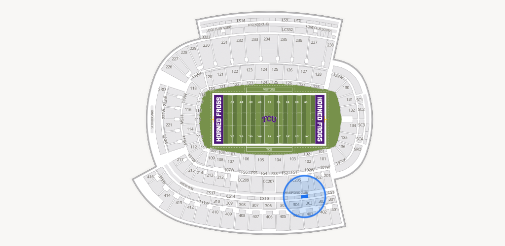 Amon G. Carter Stadium Seating Chart