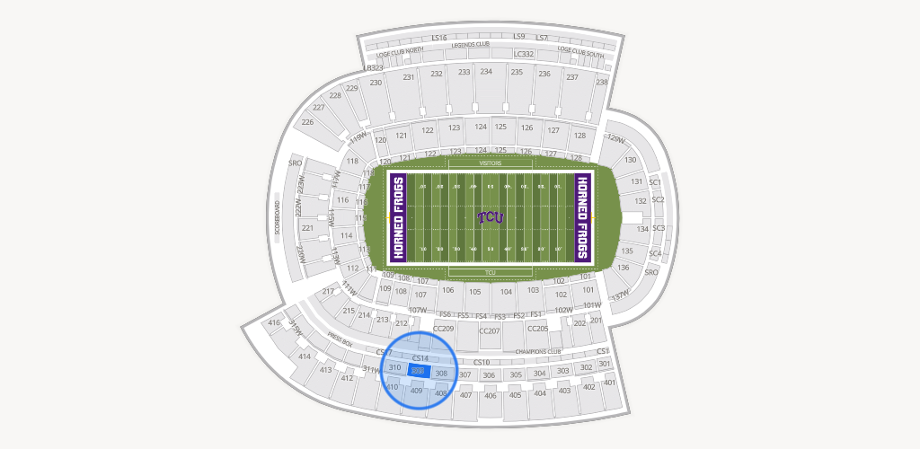Amon G. Carter Stadium Seating Chart