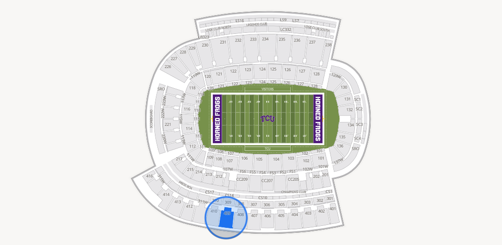 Amon G. Carter Stadium Seating Chart
