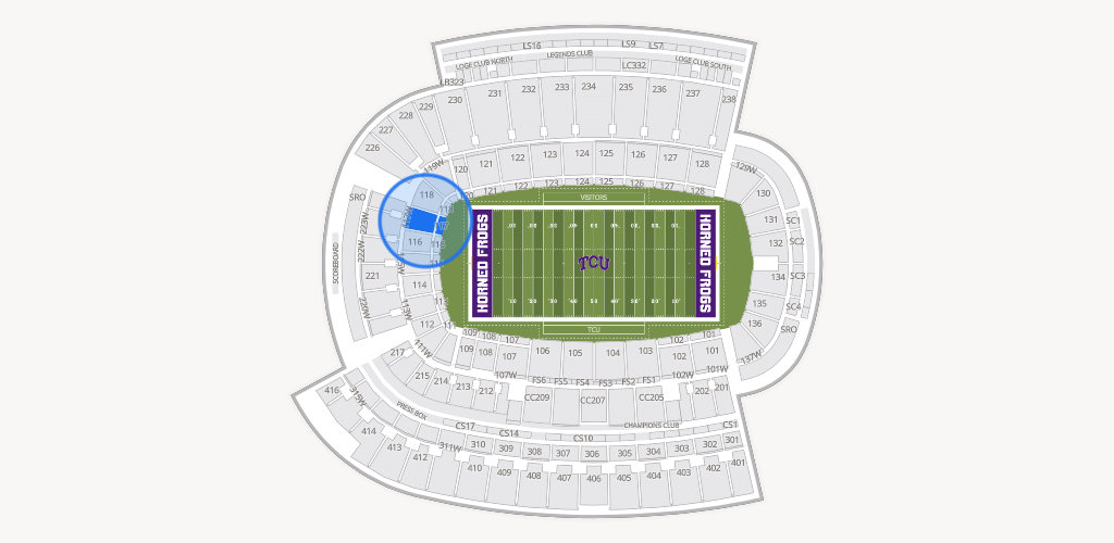 Amon G. Carter Stadium Seating Chart