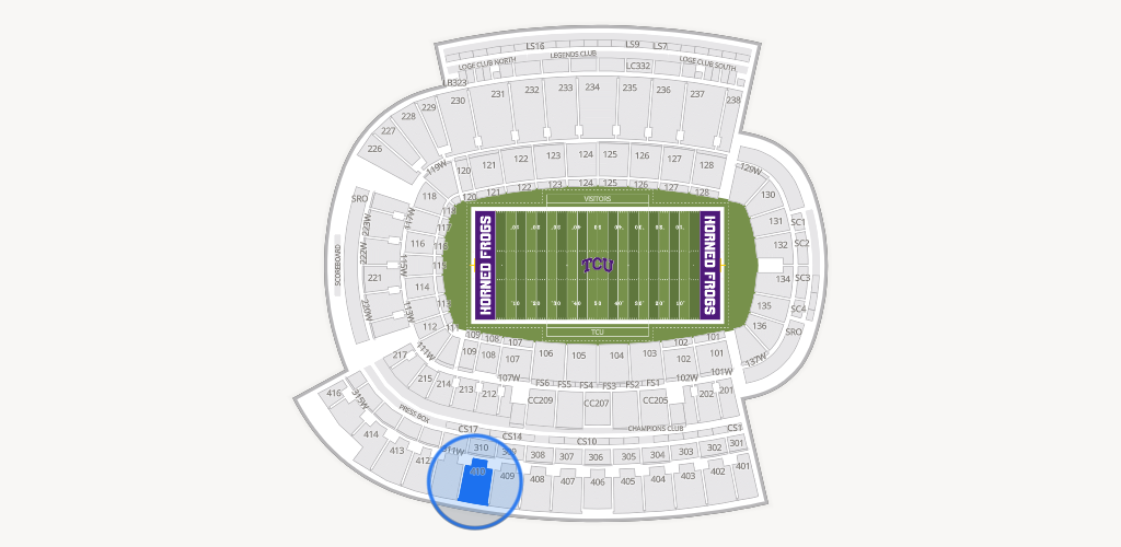 Amon G. Carter Stadium Seating Chart
