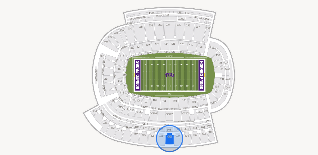 Amon G. Carter Stadium Seating Chart