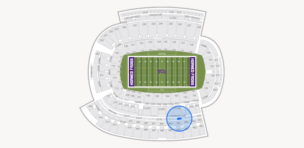 Amon G. Carter Stadium Seating Chart