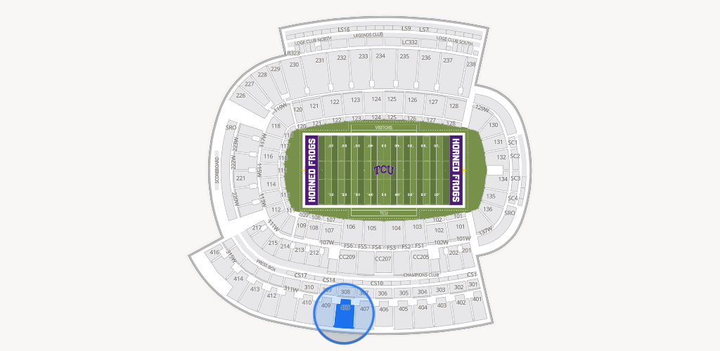 Amon G. Carter Stadium Seating Chart