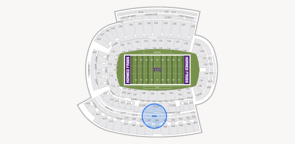 Amon G. Carter Stadium Seating Chart