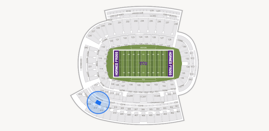 Amon G. Carter Stadium Seating Chart