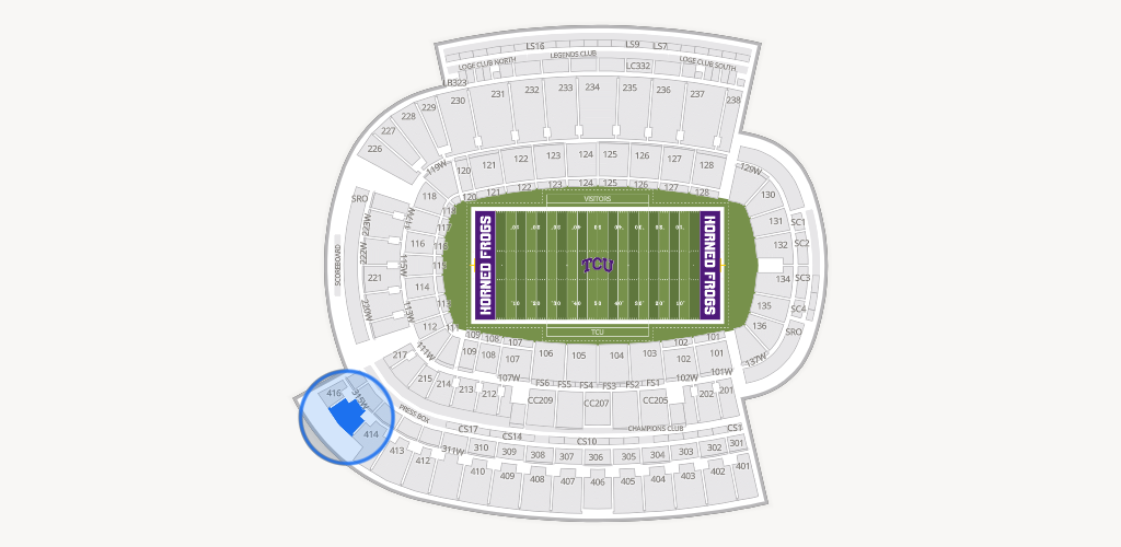 Amon G. Carter Stadium Seating Chart