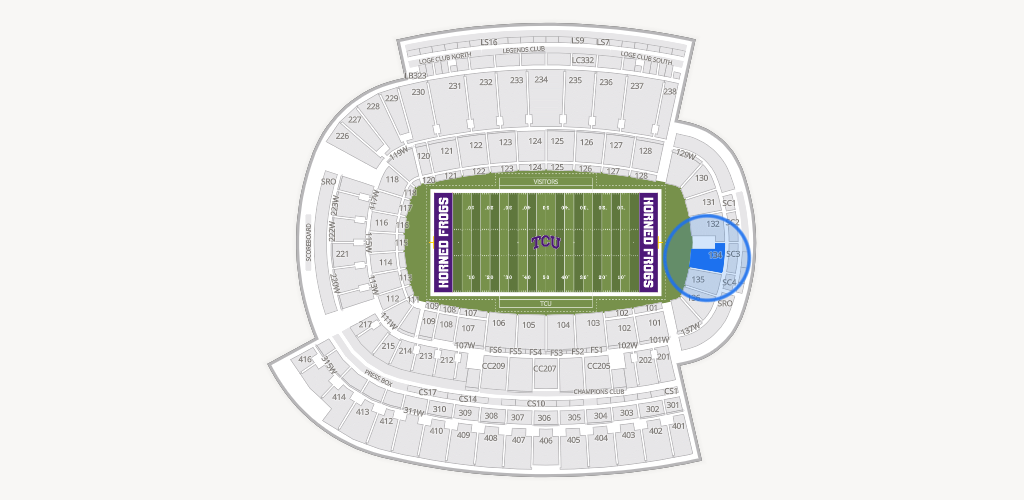 Amon G. Carter Stadium Seating Chart