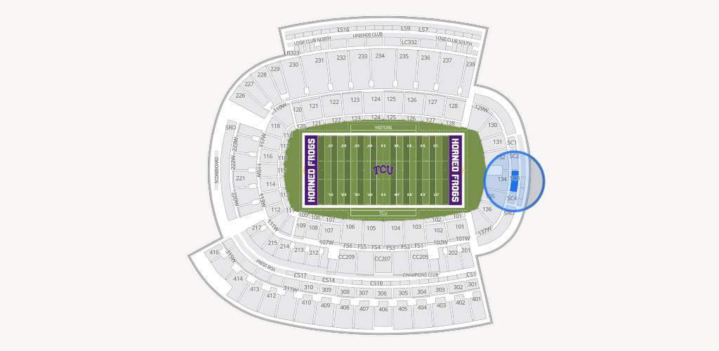 Amon G. Carter Stadium Seating Chart