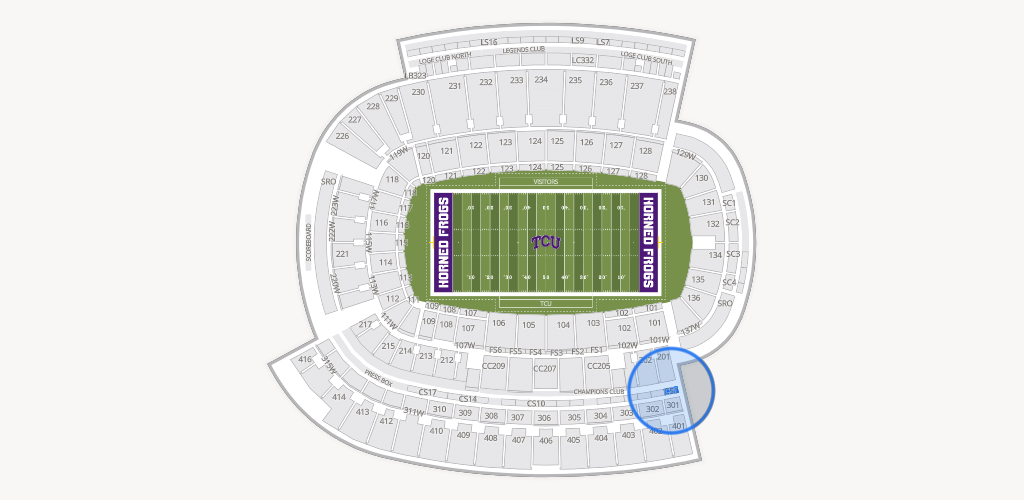 Amon G. Carter Stadium Seating Chart