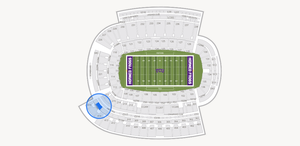 Amon G. Carter Stadium Seating Chart