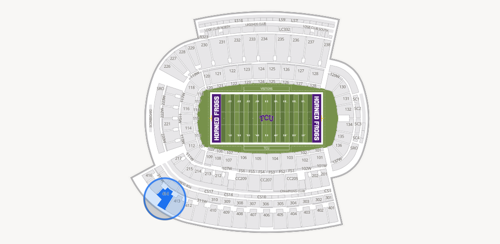 Amon G. Carter Stadium Seating Chart