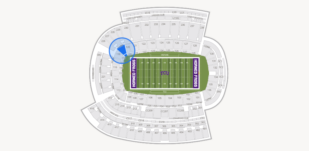 Amon G. Carter Stadium Seating Chart