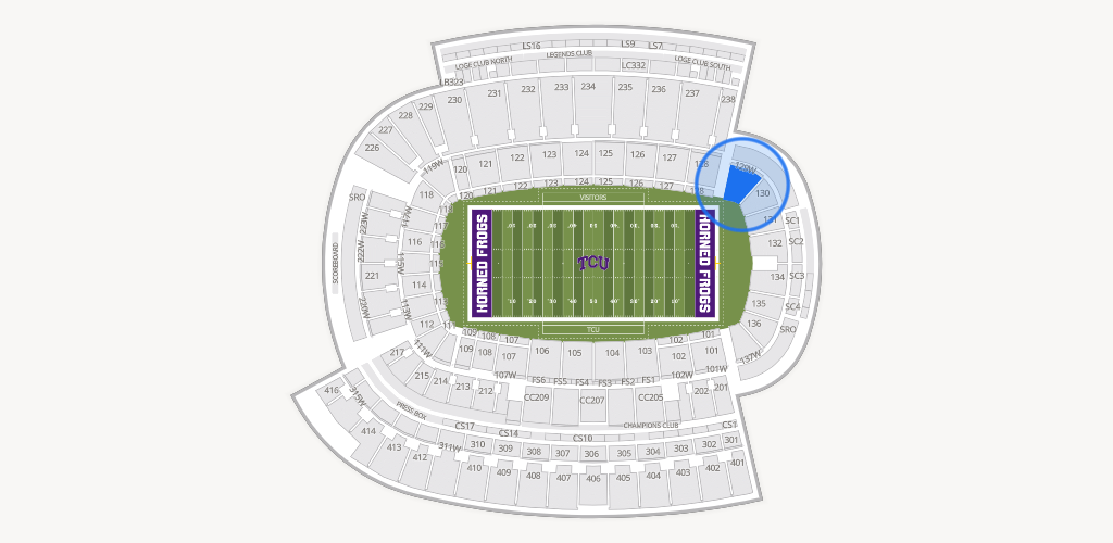 Amon G. Carter Stadium Seating Chart