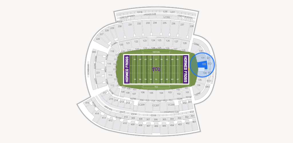 Amon G. Carter Stadium Seating Chart