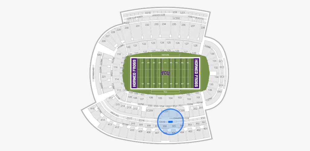 Amon G. Carter Stadium Seating Chart