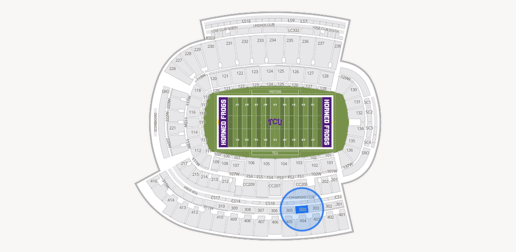 Amon G. Carter Stadium Seating Chart