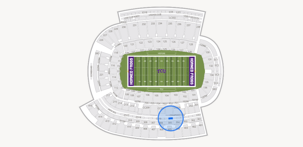 Amon G. Carter Stadium Seating Chart