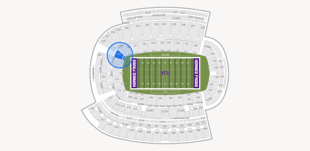 Amon G. Carter Stadium Seating Chart